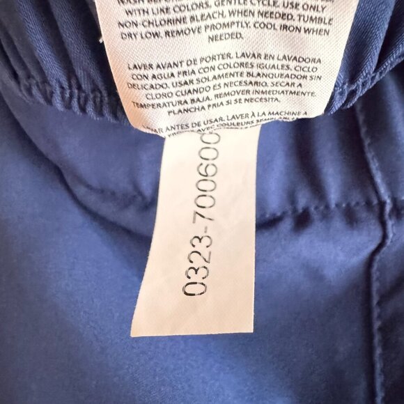 Wonder Wink W123 Women Navy Modern Fit Drawstring Cargo Scrub Pants Size Medium - Picture 6 of 6